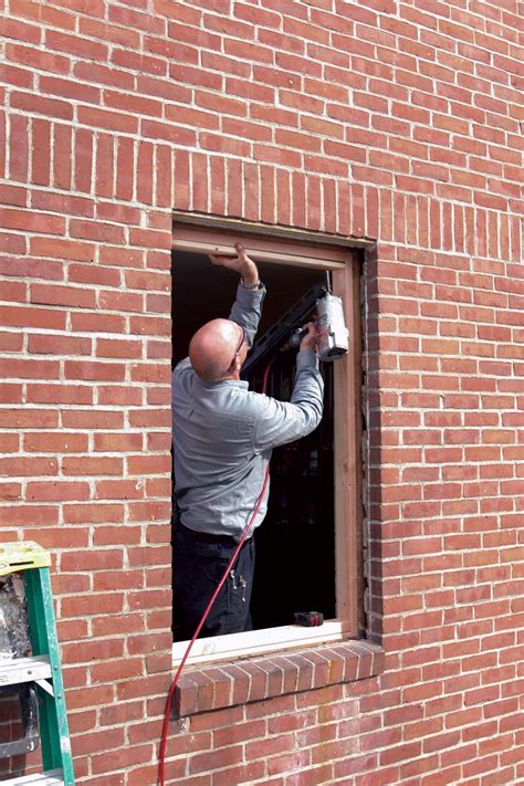 replacement window for brick wall